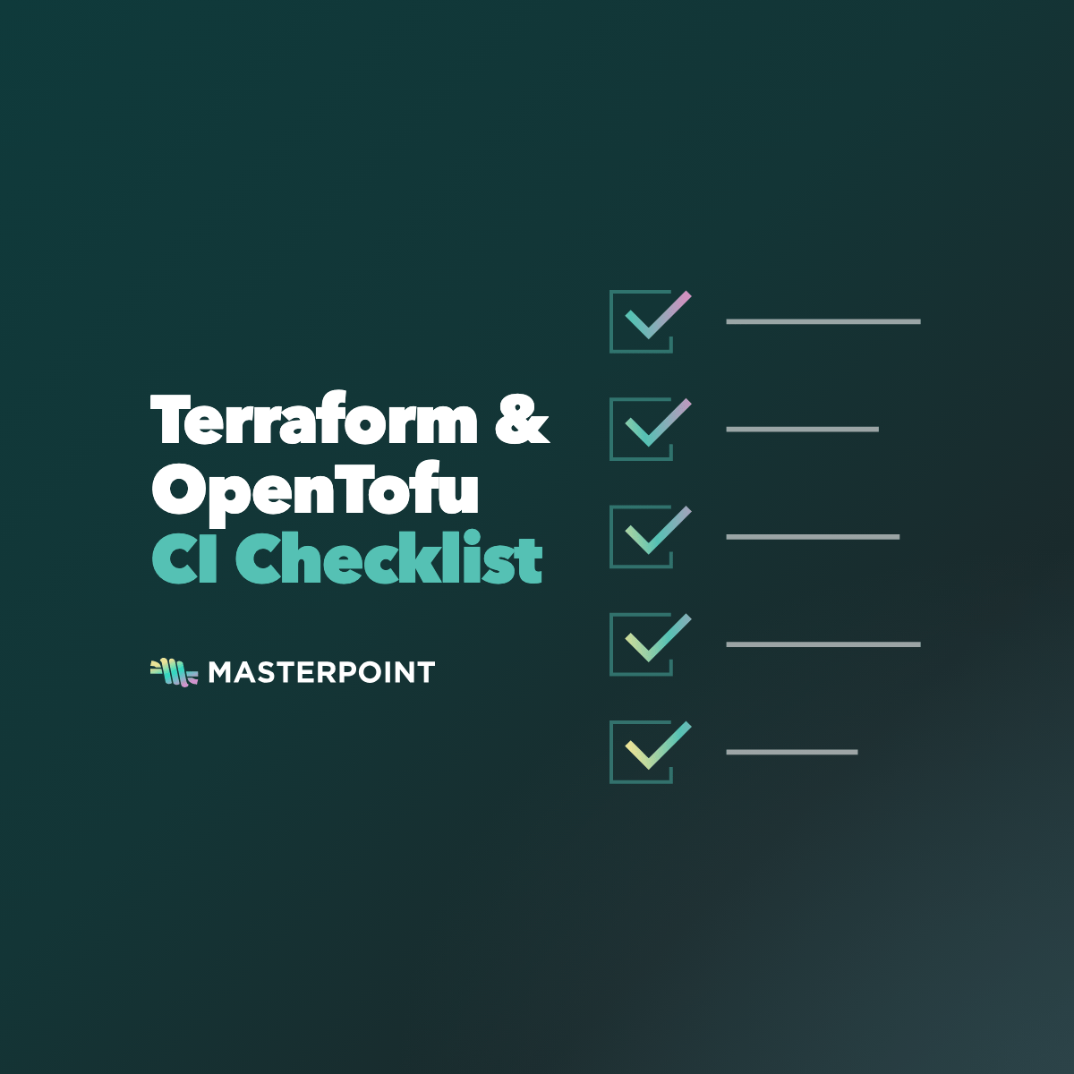 Terraform and OpenTofu: A Continuous Integration Checklist for AI-Generated Infrastructure